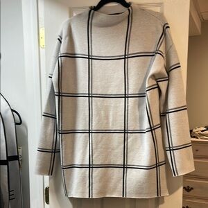 Plaid Long Sleeve Sweater